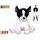 Plush Friends francouzský buldoček plyšový 78cm sedící 0m+