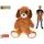 Plush Friends pes plyšový 80cm tmavě hnědý 0m+