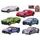 Auto sportovní 7cm kov volný chod 6druhů v krabičce 24ks v DBX