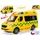Auto ambulance CZ 21,5cm 1:20 na setrvačník na baterie se světlem a zvukem v krabičce
