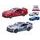 Kinsmart Ford Mustang Dark Horse Livery 12,5cm 1:38 kov zpětný chod 4barvy 12ks v DBX