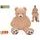Plush Friends medvěd plyšový 150cm béžový 0m+