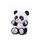 Panda plyšová 16,5cm sedící 0m+ v sáčku