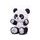 Panda plyšová 24cm sedící 0m+ v sáčku