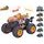 Roadblasters monster truck 12cm na baterie na setrvačník se světlem a zvukem 6druhů 6ks v DBX