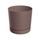 Květináč TUBO P s miskou 17,8cm marsala