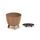 Květináč LAMIA ECO WOOD 28,8 cm: naturo ECO