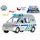 Kids Globe Traffic policie CZ 14cm kov zpětný chod na baterie světlo a zvuk 12ks v DBX