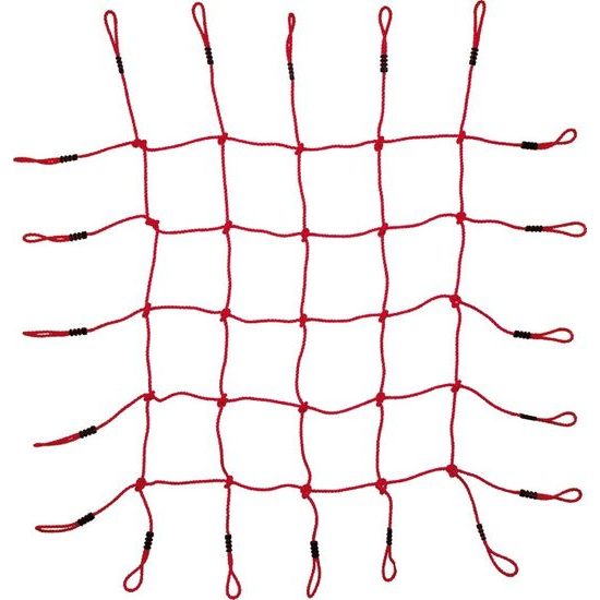 small foot Šplhací síť červená