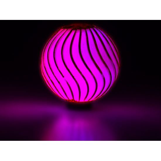 Toys&Trends míček 6cm disco koule na baterie se světlem 3druhy 4barvy 12ks v DBX