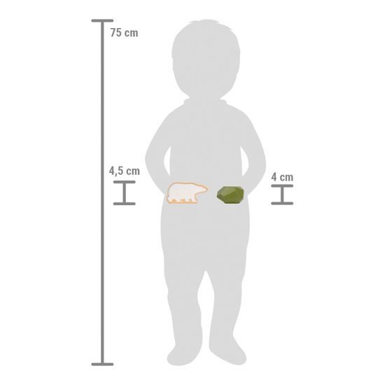 small foot Dřevěné balanční kameny Arctic