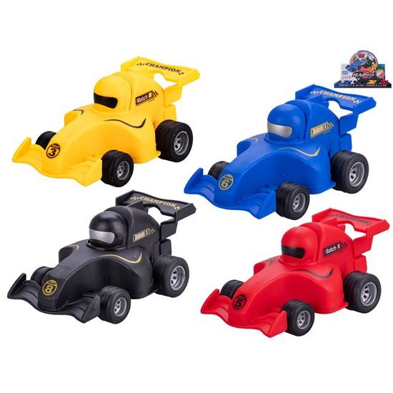 Formule 10cm po stlačení jezdící 4barvy 12ks v DBX