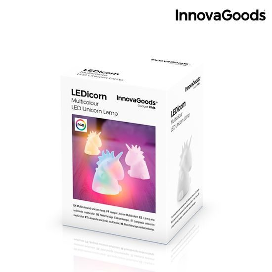 Barevný svítící jednorožec - InnovaGoods LEDicorn