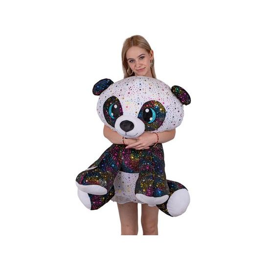 Plush Friends Star Sparkle panda plyšová 70cm sedící 0m+