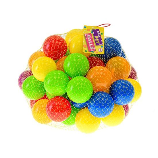 Míčky do hracích koutů 6cm 50ks 10m+ v síťce