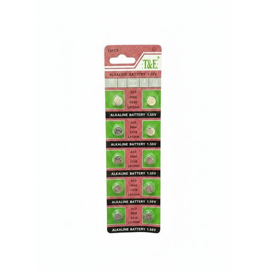 Alkalické knoflíkové baterie AG2 1.55V – sada 10 ks