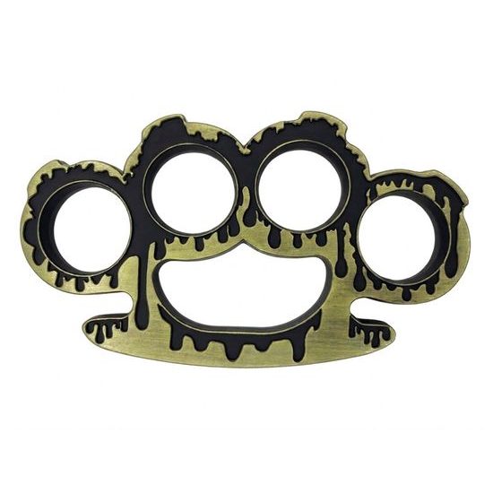 Boxer na ruku mosazný - zelený 2146