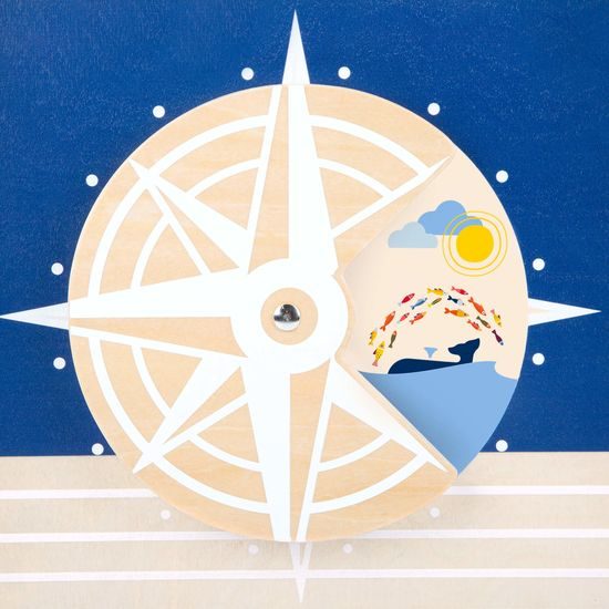 small foot Dřevěné chodítko Velryba