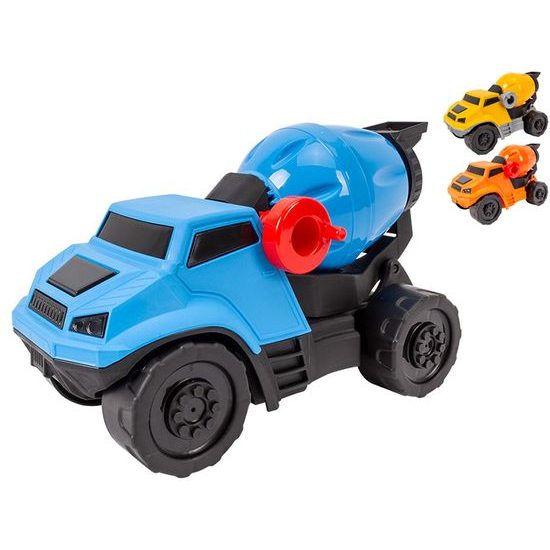 Auto stavební míchačka 24cm volný chod 3barvy 24m+
