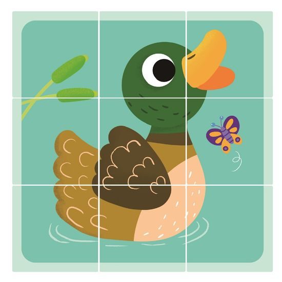 2Kids Toys Dřevěné kostky Farma