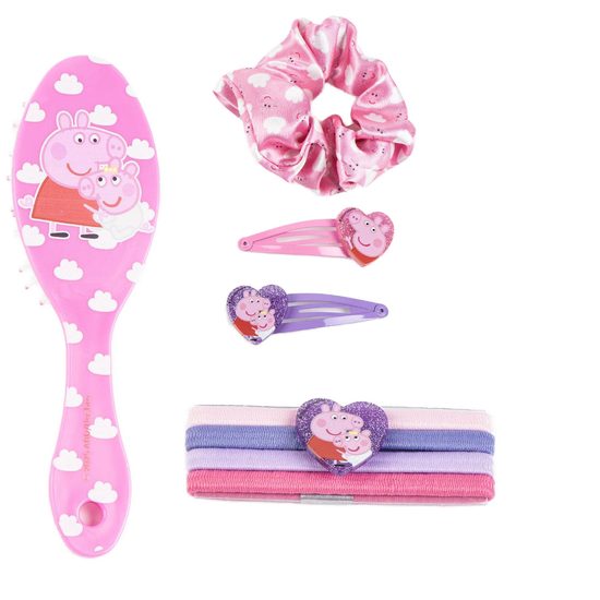 Sada s kartáčem na vlasy Peppa Pig