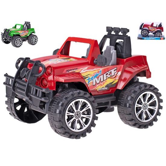 Auto terénní 17cm na setrvačník 2barvy v krabičce