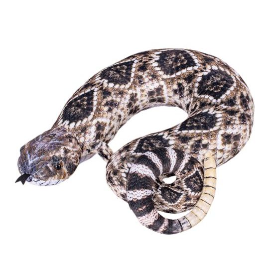 Chřestýš/polštář cestovní plyšový 40cm 0m+ v sáčku