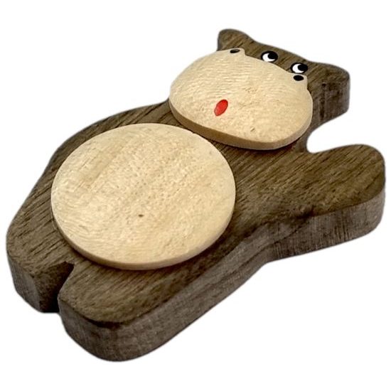 2Kids Toys Dřevěná magnetka velká Hroch