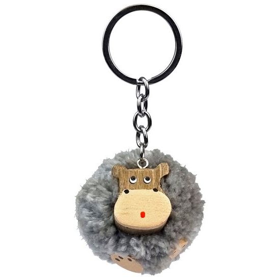2Kids Toys Dřevěná klíčenka pompon Hroch