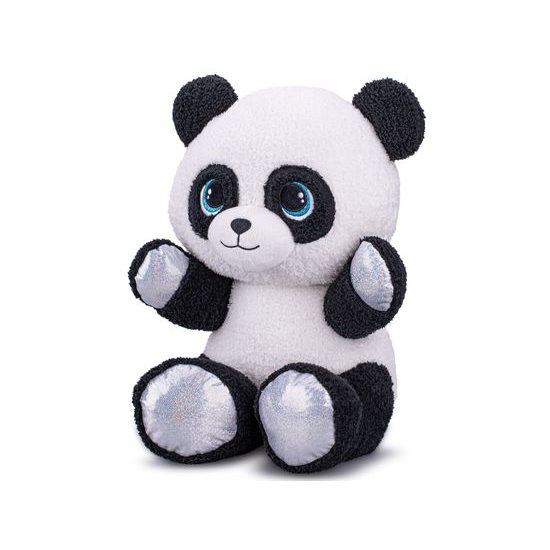 Panda plyšová 37cm sedící 0m+ v sáčku