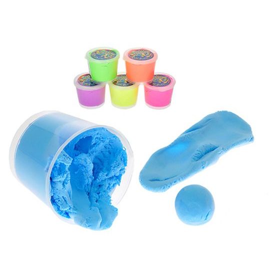 Putty King hopík/skákající hmota 35g 6barev v kelímku 12ks v DBX