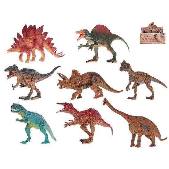 Dinosaurus 14-17cm 8druhů 16ks v DBX