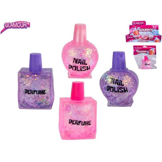 Glamour lahvička kosmetická 7cm strečová 2druhy 2barvy v sáčku 24ks v DBX