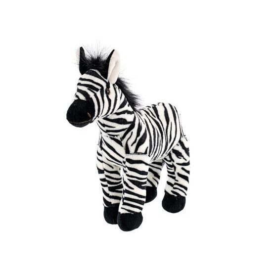Zebra plyšová 28cm stojící 0m+ v sáčku