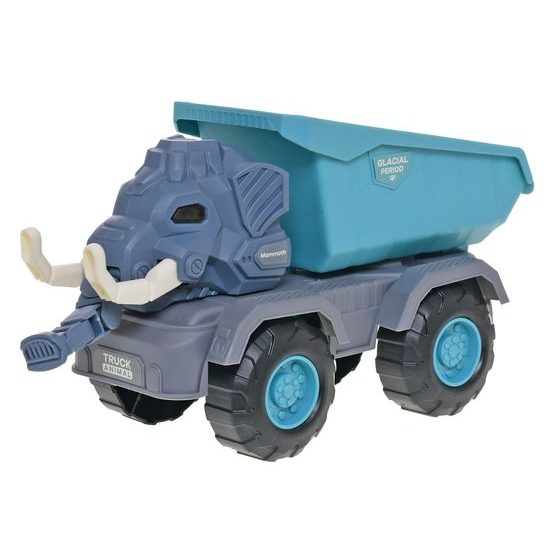 Auto stavební sklápěčka/mamut 26cm pohyblivé části 2barvy v krabičce