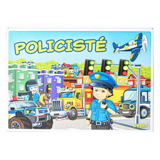 Společenská hra logická Policisté v krabičce
