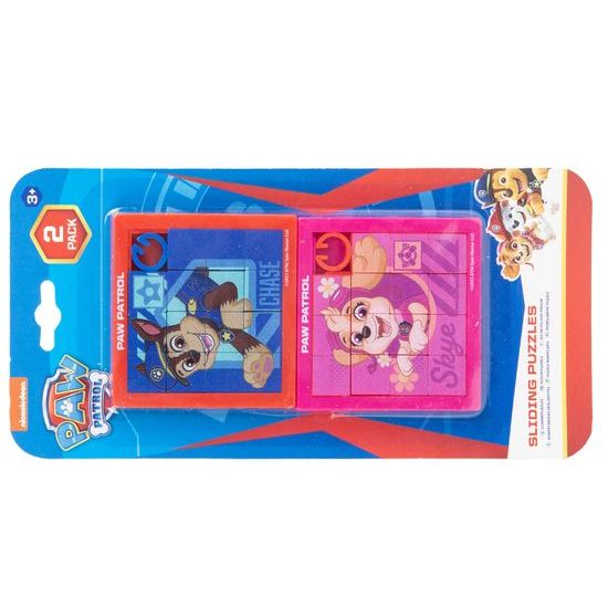 Paw Patrol logická hra posuvné puzzle 2ks na kartě