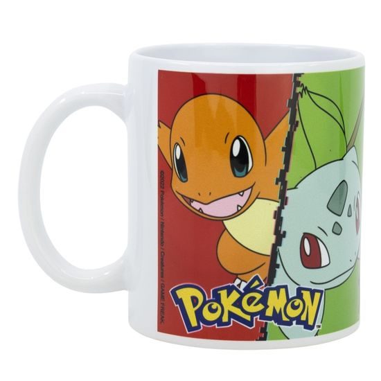 Keramický hrnek 325 ml - Pokémon Pikachu, Squirtle, Charmander, Bulbasaur