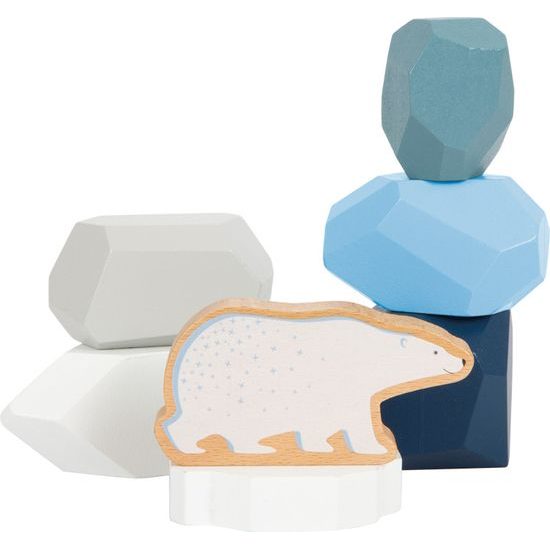 small foot Dřevěné balanční kameny Arctic