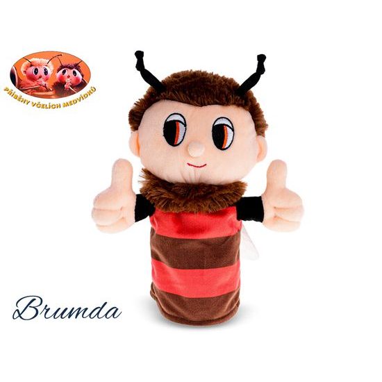 Příběhy včelích medvídků Brumda - maňásek plyšový 24cm 0m+ v sáčku