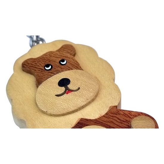 2Kids Toys Dřevěná klíčenka Lev stojící