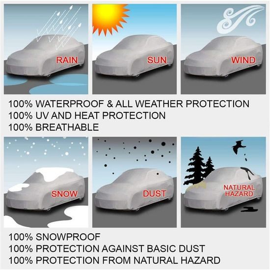 Ochranná plachta na auto Luxury Car cover - XXL