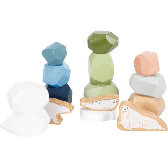 small foot Dřevěné balanční kameny Arctic