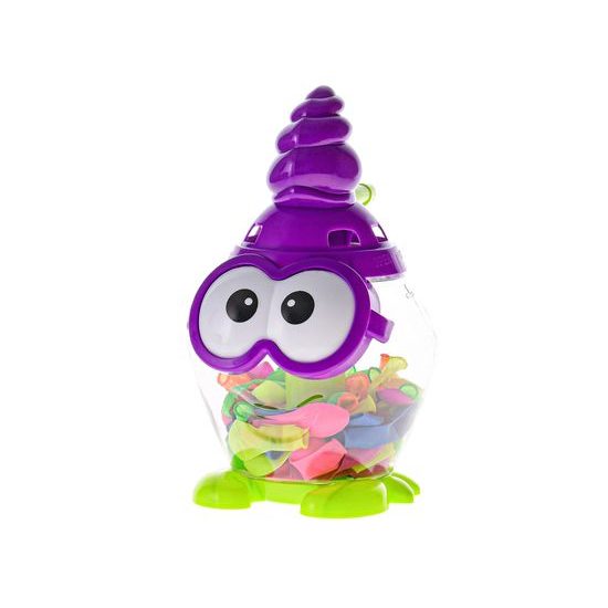 Vodní bomby 100ks s pumpou 19cm 4barvy 12ks v DBX ve fólii