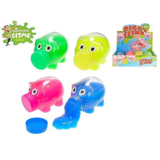 Professor Slime sliz prasátko 9cm 4barvy 12ks v DBX