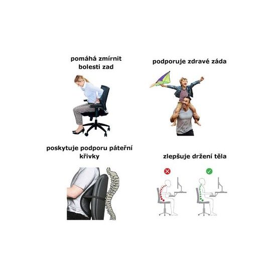 Ergonomická bederní opěrka