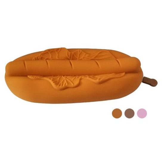 Penál - Hot dog silikon 20x7,5x4cm