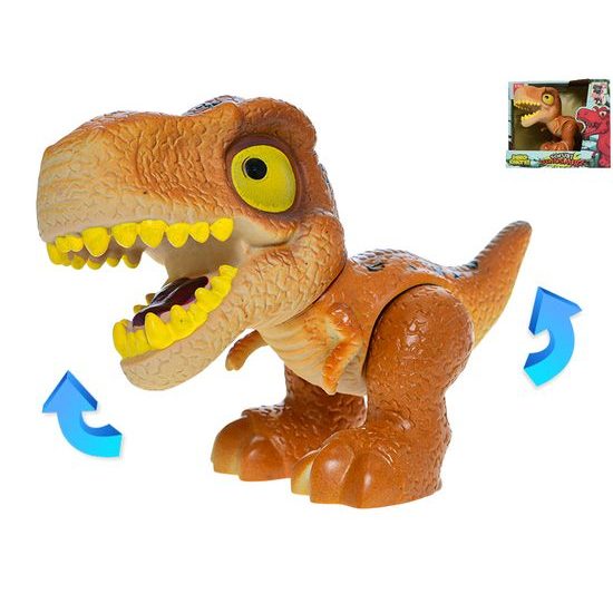 Dinosaurus T-Rex 17cm pohyblivé části v krabičce