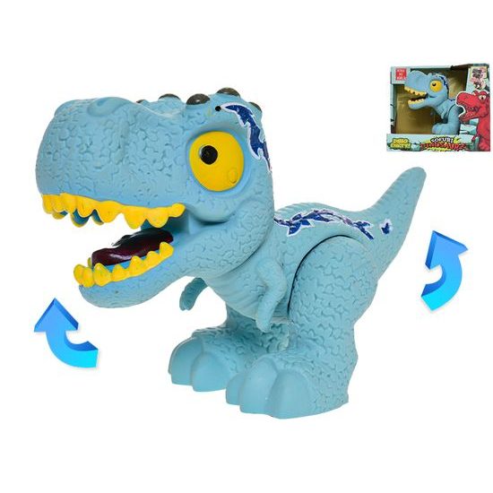 Dinosaurus Velociraptor 17cm pohyblivé části v krabičce