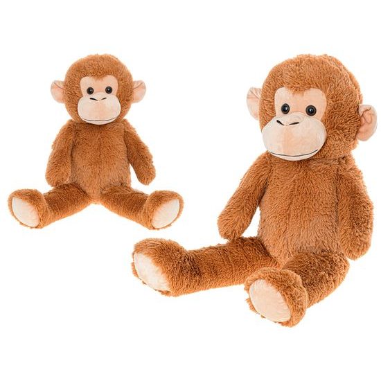 Plush Friends opice plyšová tmavě hnědá 80cm 0m+